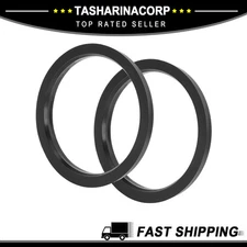 OD 112.1mm to ID 95.1 mm Car Wheel Hub Centric Rings Black Polycarbonate 2Pcs