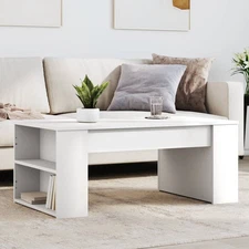  Coffee Table White Engineered wood Small Coffee Table