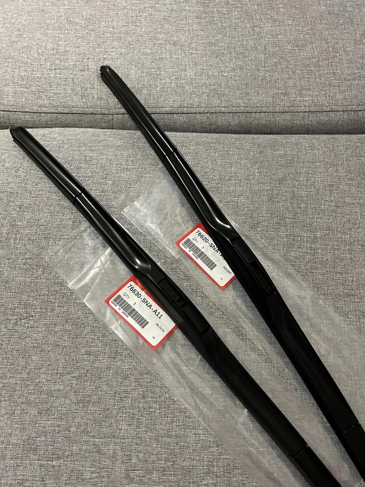 New Pair Front Windshield Wiper Blades For 2008-2015 Honda Civic Sedan 4 Dr - Изображение 3 из 3