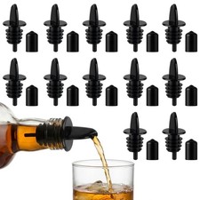 12PCS Precise Liquor Pour Spout, Multi-Purpose Bottle Pourer for Alcohol