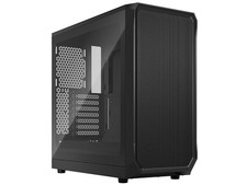 Fractal Design Focus 2 Black ATX mATX Mini ITX Clear Tinted Tempered Glass Mid