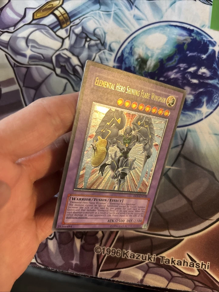 (79) Yugioh Elemental Hero Shining Flare Wingman EEN-EN036 Ultimate Unlimited LP - Image 4 of 4