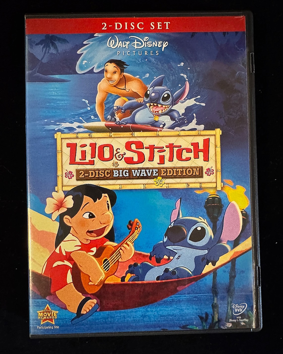 ディズニーDVD Disney Lilo and Stitch DVD 2002 2-Disc Big Wave Edition