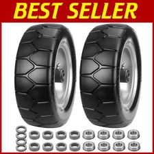 Durable 11x4.00-5 Solid Tires with Steel Rims