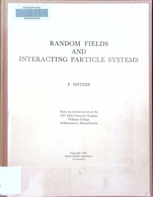 Random fields and interacting particle systems notes on lectures given at the 19