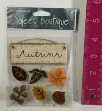 New Jolee’s Boutique AUTUMN LEAVES Dimensional Stickers