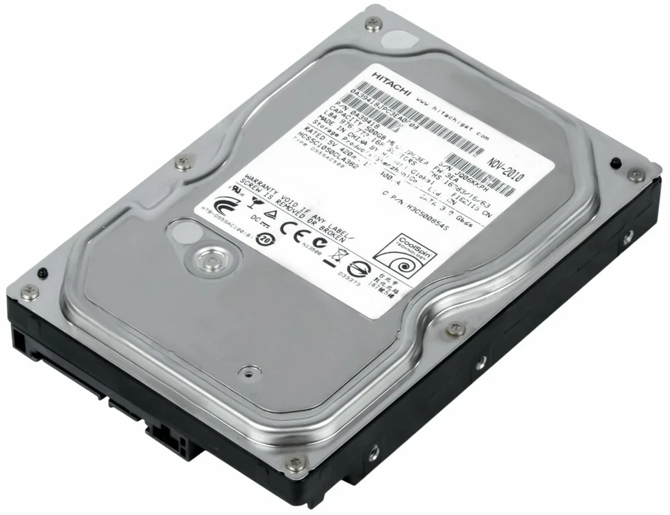 Disk Hitachi HDS721050CLA662 7200U/Min 500GB 16MB Cache SATA III 3.5 " Pollici - Immagine 2 di 4