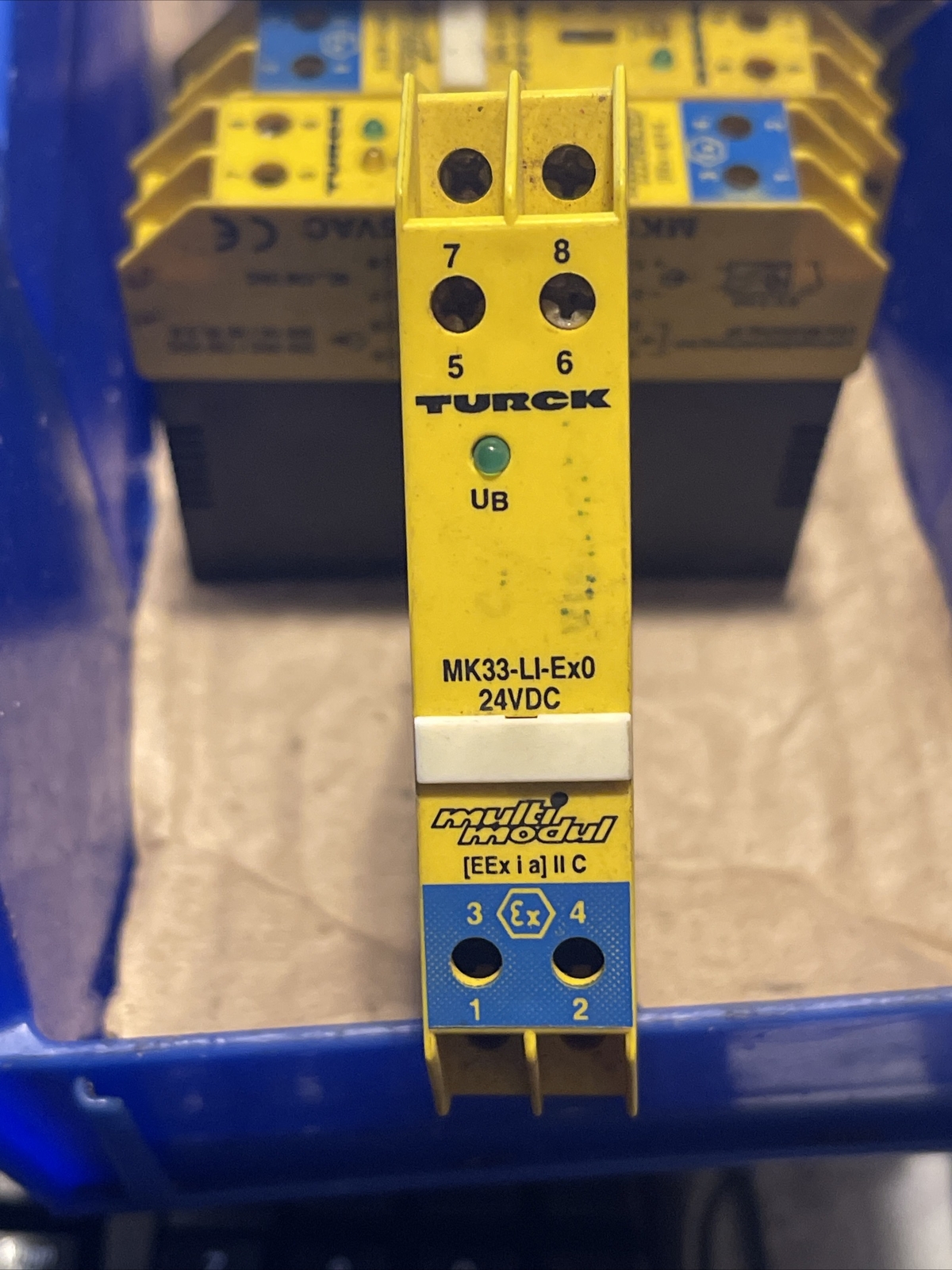 TURCK MK33-LI-EX0 / 24VDC SAFETY MODULE MK33LIEX024VDC