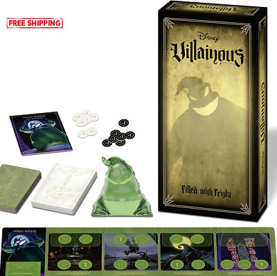 Villainous: Filled with Fright - Strategy Board Game for Ag