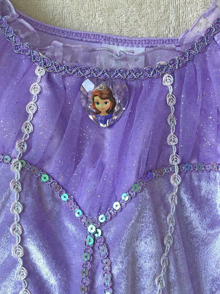 princess sofia dress up clothes Girls Princess Sofia Costume Birthday Christmas Halloween Cosplay Dress With Accessories, Girl's, Size: 130cm/6-7T