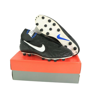 NOS Vtg 90s Nike Tiempo Premier M FG Soccer Cleats Shoes Leather Black Mens  12.5 | eBay