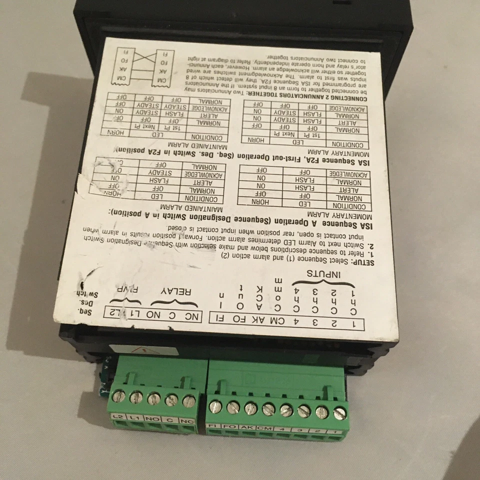 Precision Digital Vigilante PD141A4F0 3 Panel 4 Input Annunciator - Image 3 of 4