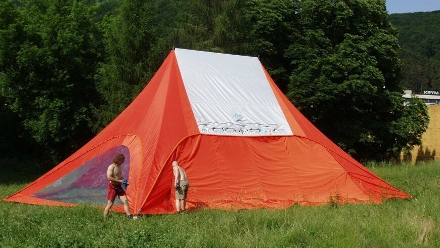 Waterproof Event Family Camping Beach Garden Patio Party Double Star Stretch