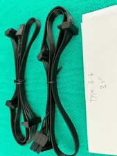 2 Pcs Corsair CX750M CX850M 6 Pin to 3x SATA DRIVER POWER CABLE,ORIGIN