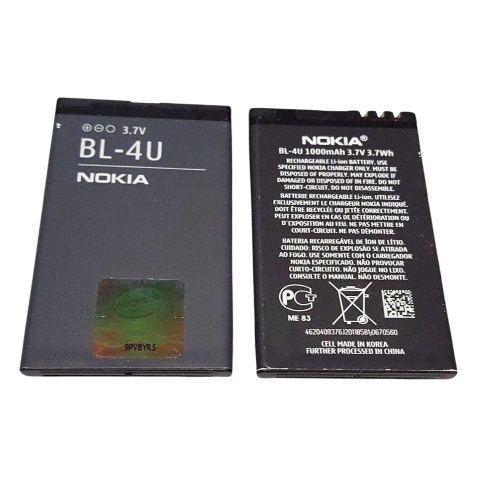 Batería BL-4U para Nokia E75 6212C 5730 5530 5330 6600I 8800CA 8800GA E66 C5-03 Foto 3 de 4