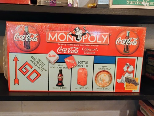 Monopoly Coca-Cola édition Collector 1999, Parker Brothers, Scellé, Rare