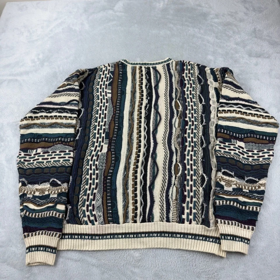 COOGI Australia Knit Vintage Multicolor Sweater Wool Men’s Size S - Image 4 of 4
