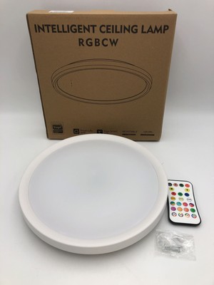 Smart LED Deckenlampe 24W Alexa Google RGB Dimmbar APP Rund 30cm