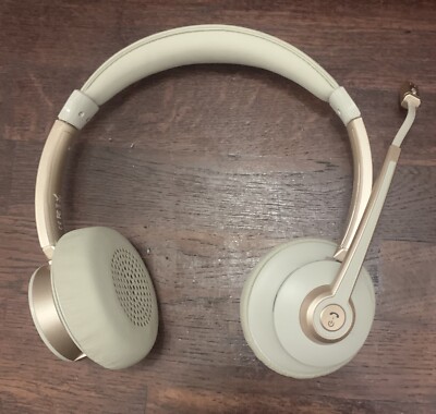 Vonztek BT782 BT786 Wireless Headset Taupe Noise Cancelling Microphone, NO CABLE