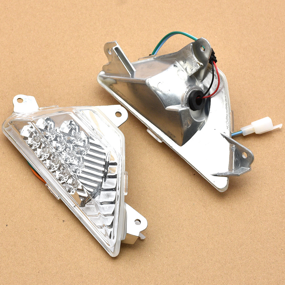 Front LED Turn Light Signals Indicator For Kawasaki EX300 Ninja