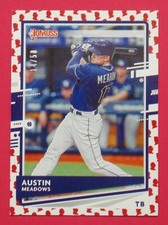  2020 Donruss Austin Meadows 14/50 Presidential Collection #144 Tampa Bay Rays