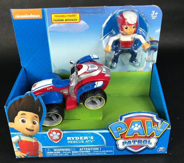 Paw Patrol Nickelodeon Ryder's Rescue ATV Vehicle and Figure for sale online | eBay