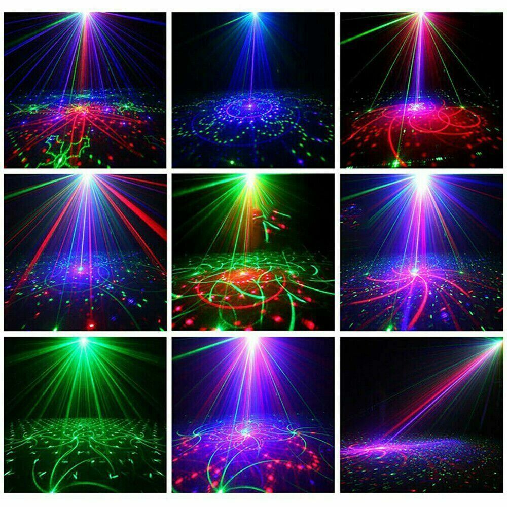 1240 Pattern LED Laser Projector Stage Light RGB Party KTV Club DJ Disco Lights