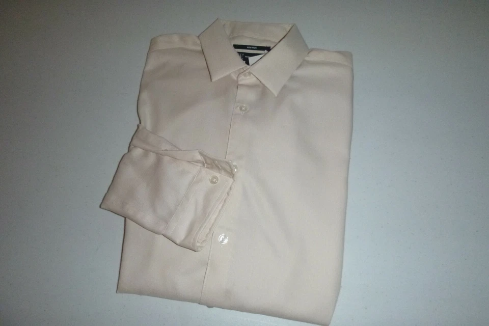INC International Concepts Camisa de Vestir Informal Calce Regular Talla: Pequeña 14.5 - Rosa Foto 2 de 4