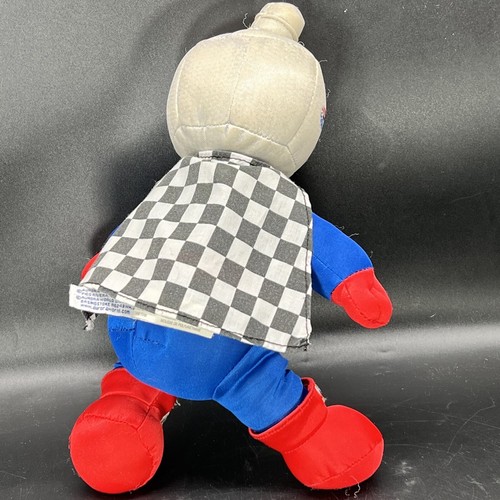Aurora NASCAR Charlotte Motor Speedway mascotte dado mantello lucido vintage 12" - Foto 9 di 14
