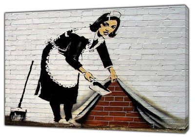 Banksy The Beatles Bandanna Photo Print On Framed Canvas Wall Art Horizontal Art Prints Art Worldenergy Ae