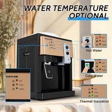 Electric Hot and Cold Water Dispenser Freestanding Top Loading 5 Gallon Office