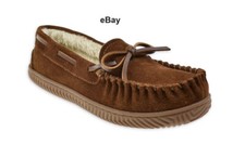 Wonder Nation - Little  Big Boys Moccasin Slippers - Size 12 - Slip On