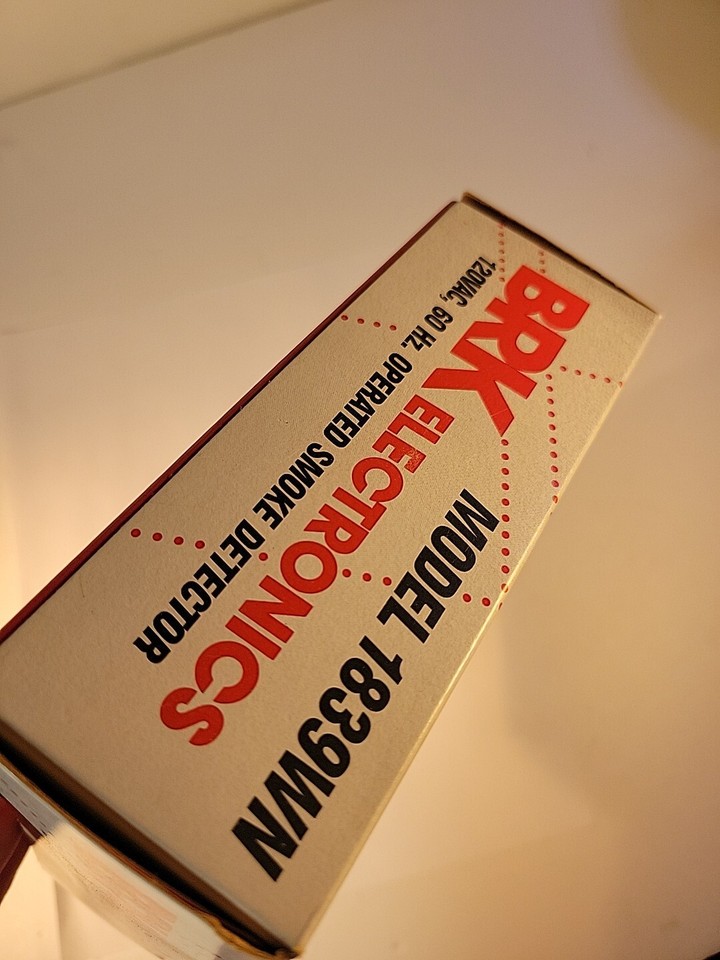 BRK Electronics First Alert 1839N 120V AC Hardwire Ionization Smoke