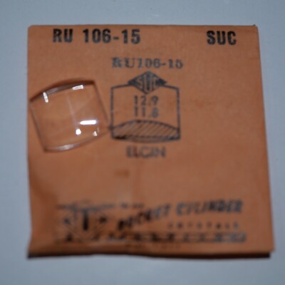 Uhrenglas SUC RU 106-15 - ELGIN - 12,9x11,8 [NOS] (Watch crystal)