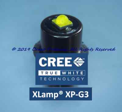 Cree 5 Watt XP-G3 LED Bulb FOR 18V-24V RIDGID Tool Light - Brilliant 320 Lumen -