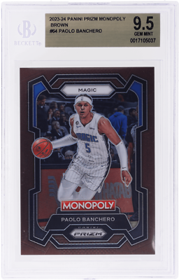 2023 Panini Prizm Monopoly Paolo Banchero Brown Prizm #64 /249 BGS