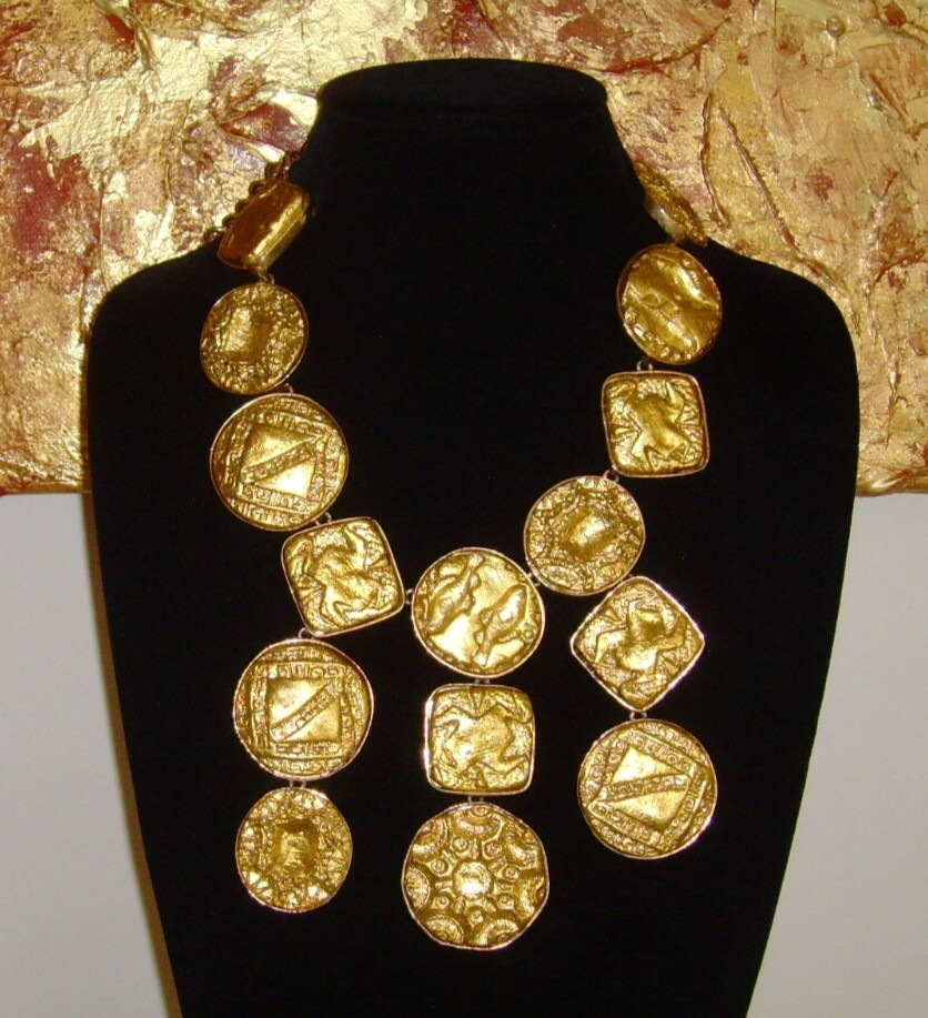 Vintage Kenneth Jay  Lane  Statement  Runway Neck… - image 2