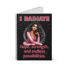 Spiral Notebook - Ruled Line-I RADIATE