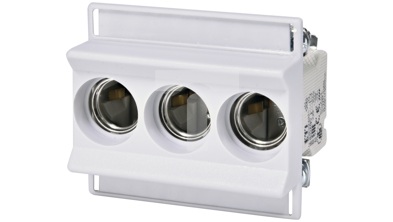 D0 socket (3p) for TH rail D02N/3 E18 002222031 /T2UK