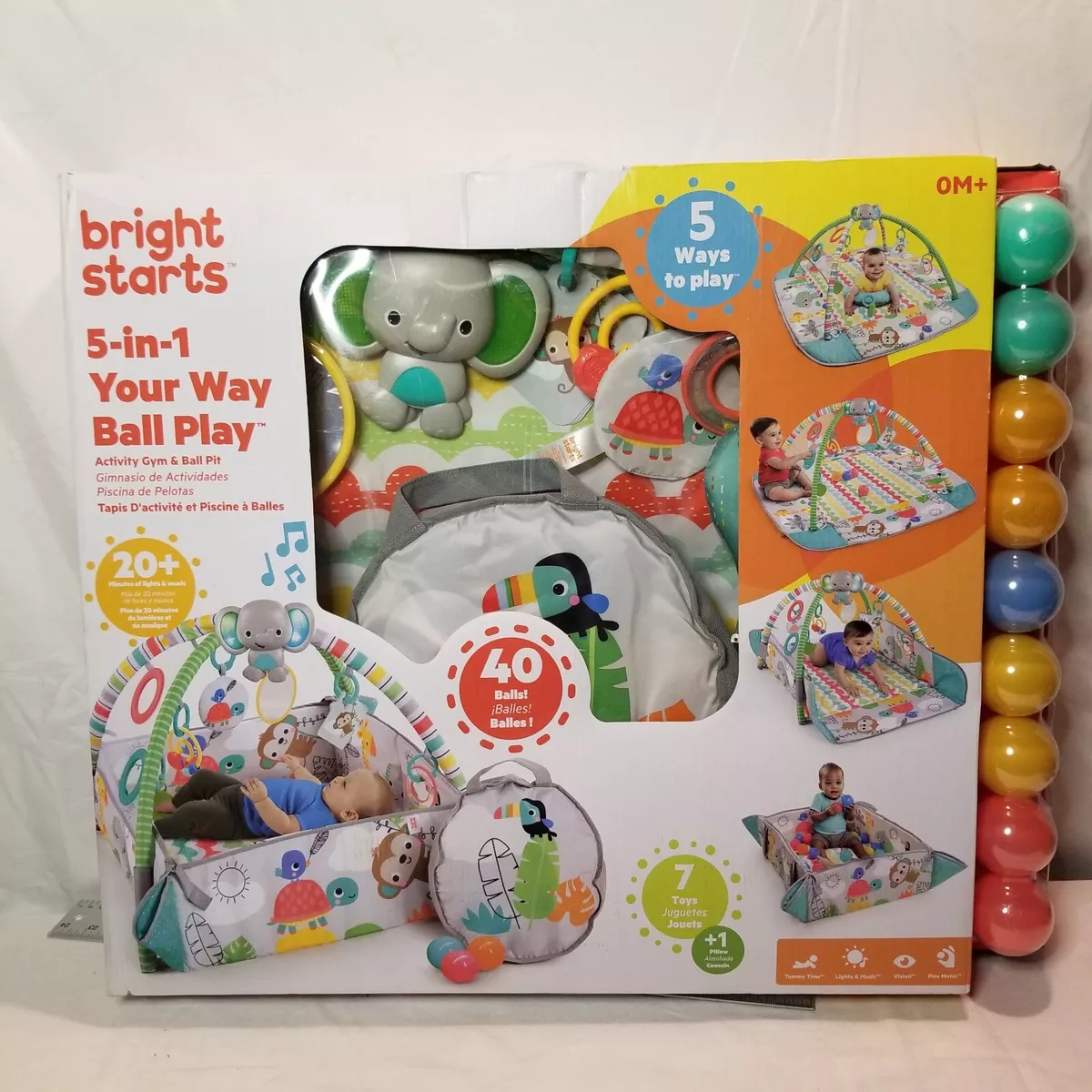 Bright Starts 5 in 1 Ball Activity Play Gym