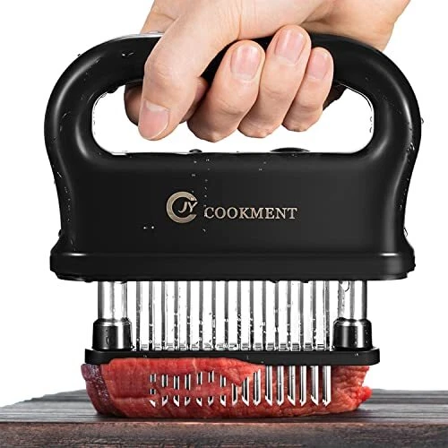 Meat Tenderizer with 48 Stainless Steel Needles for Beef Turkey Chicken Pork