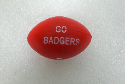 Wisconsin Badger Styrofoam Football Antenna Topper  GO BADGERS