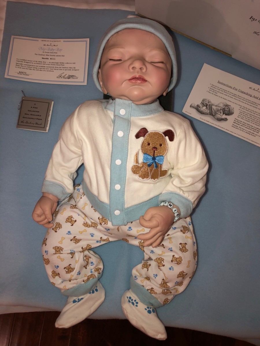 Danbury Mint *My Baby Boy* By Denise Kunz-Pratt Vinyl Lifelike