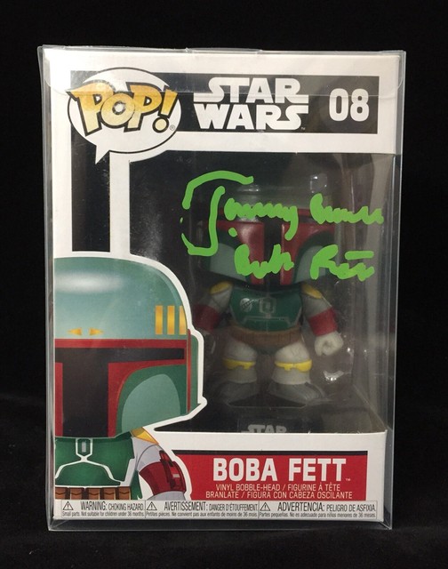 Jeremy Bulloch Autogaphed/Signed Star Wars Boba Fett Funko Pop #08 with COA | eBay