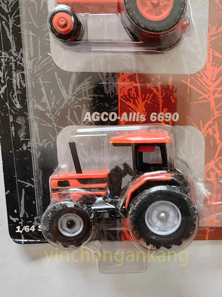 Agco Allis Chalmers Historical Tractor Set WD-45 / D-19 / 6690 / 9695 1/64 Ertl - Image 3 of 4