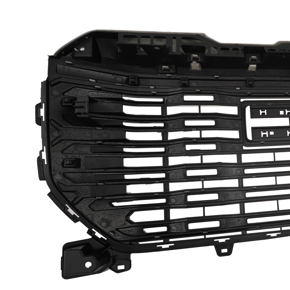 2022-2024 GMC Sierra 1500 Denali Front Grille Gloss Black For GMC ...