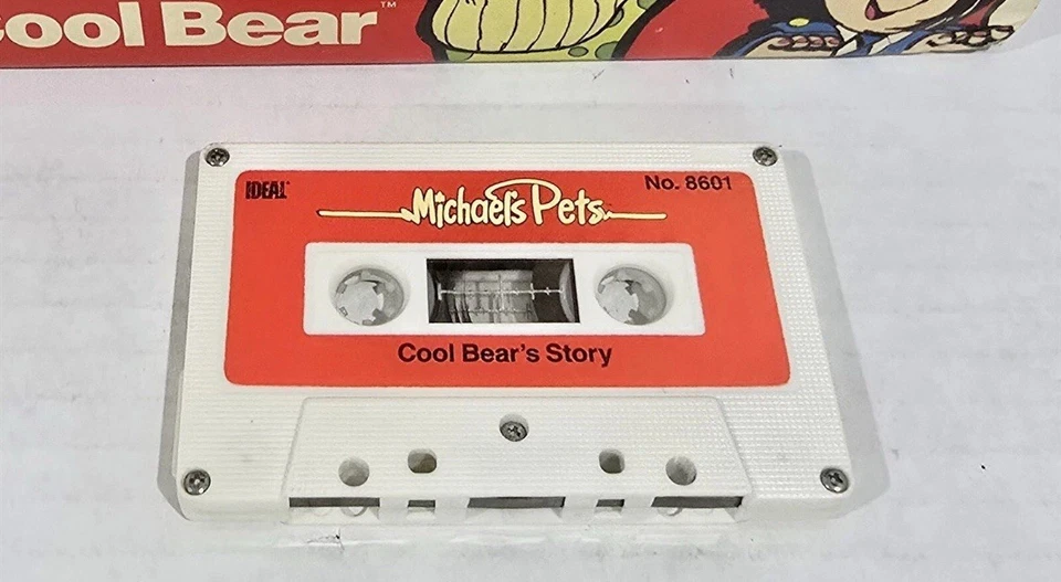 老式罕见 1987 年迈克尔·杰克逊迈克尔宠物酷熊带磁带 — 第 2/4 张图片