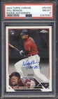 2023 Topps Chrome Baseball ROOKIE AUTO Will Benson PSA 8 REDS NM-MT