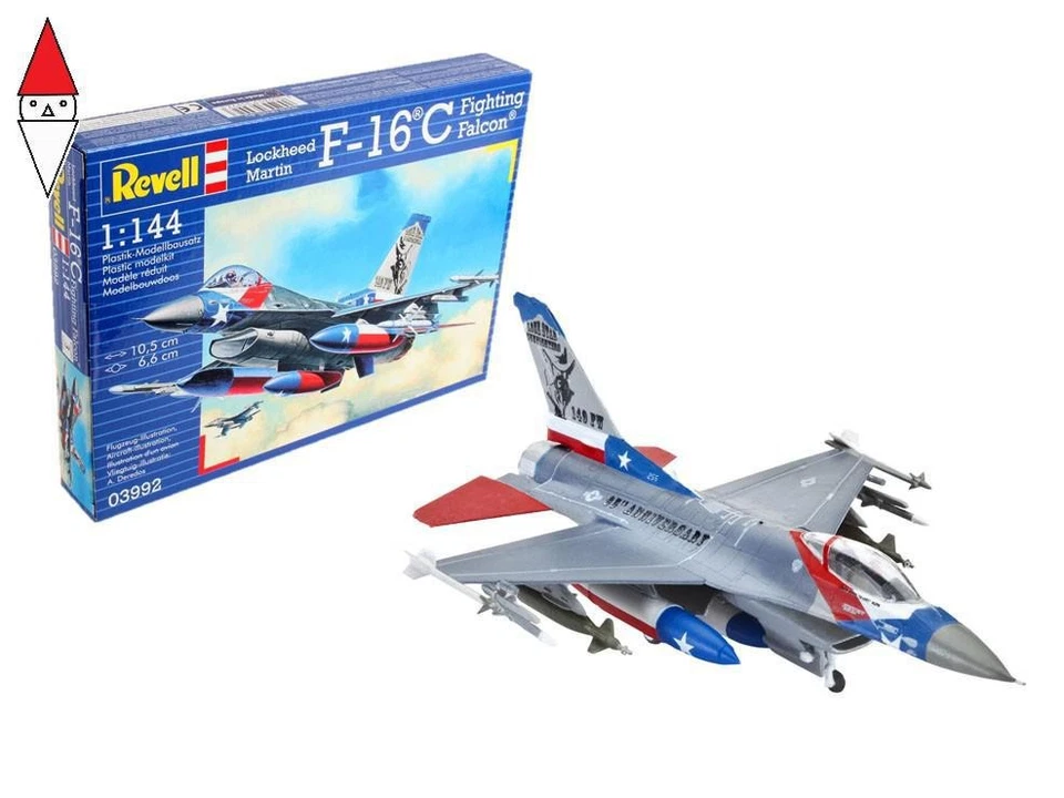 REVELL 1/144 F-16C FIGHTING FALCON (MILITARY AIRCRAFT) - Immagine 2 di 4