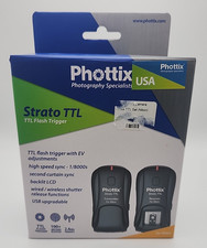 Phottix Strato TTL Flash Trigger Set For Nikon Brand New